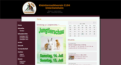 Desktop Screenshot of kzv-unteroewisheim.de