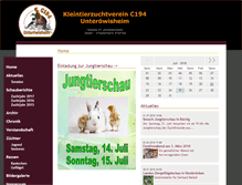 Tablet Screenshot of kzv-unteroewisheim.de